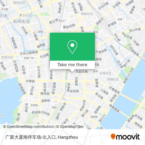 广茵大厦南停车场-出入口 map