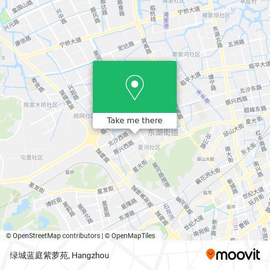 绿城蓝庭紫萝苑 map