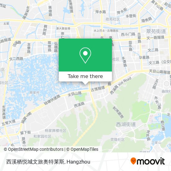 西溪栖悦城文旅奥特莱斯 map