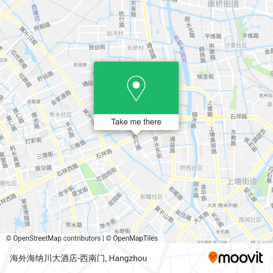 海外海纳川大酒店-西南门 map