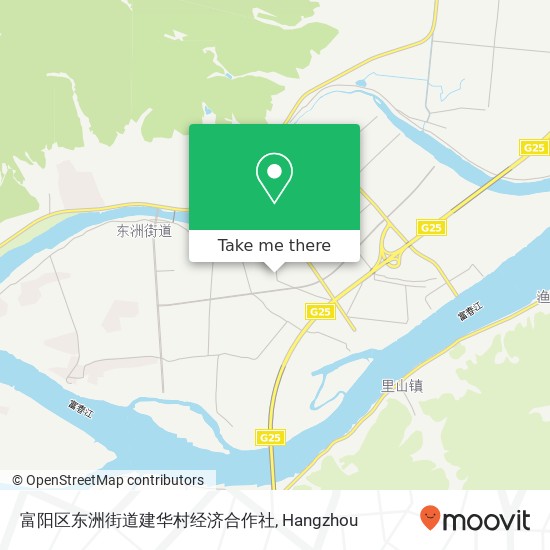 富阳区东洲街道建华村经济合作社 map
