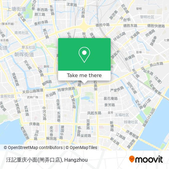 汪記重庆小面(闸弄口店) map