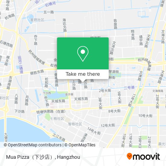 Mua Pizza（下沙店） map