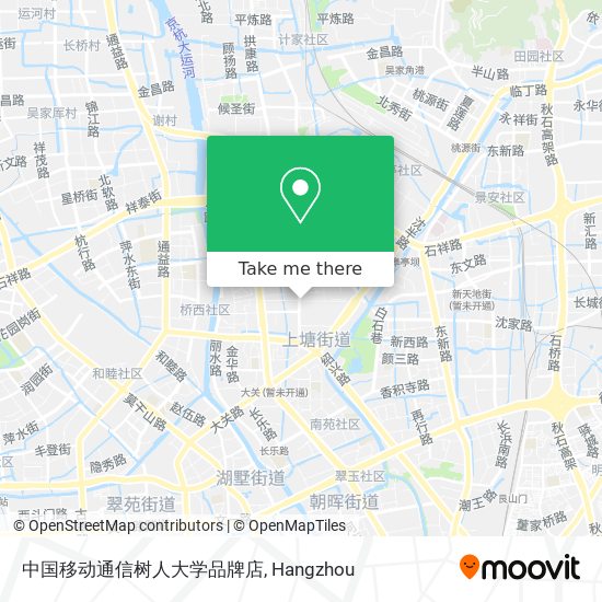 中国移动通信树人大学品牌店 map