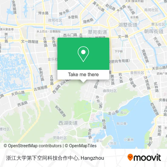 浙江大学第下空间科技合作中心 map