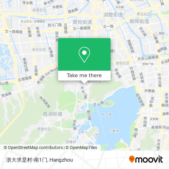 浙大求是村-南1门 map