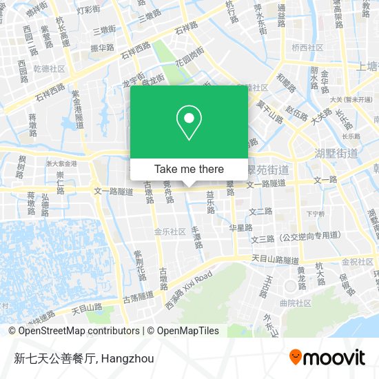 新七天公善餐厅 map