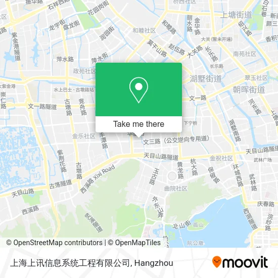 上海上讯信息系统工程有限公司 map