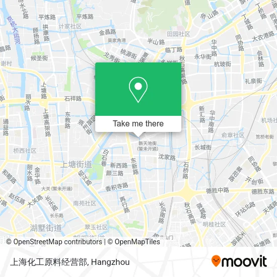 上海化工原料经营部 map
