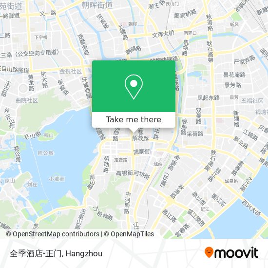 全季酒店-正门 map