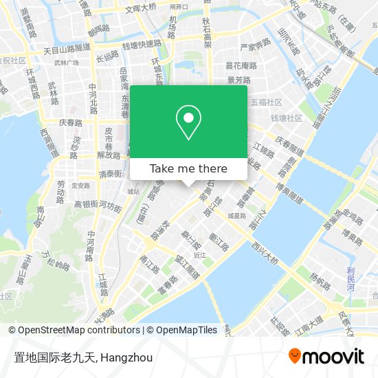 置地国际老九天 map