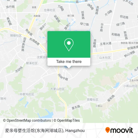 爱亲母婴生活馆(东海闲湖城店) map