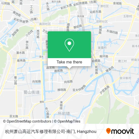 杭州萧山高运汽车修理有限公司-南门 map