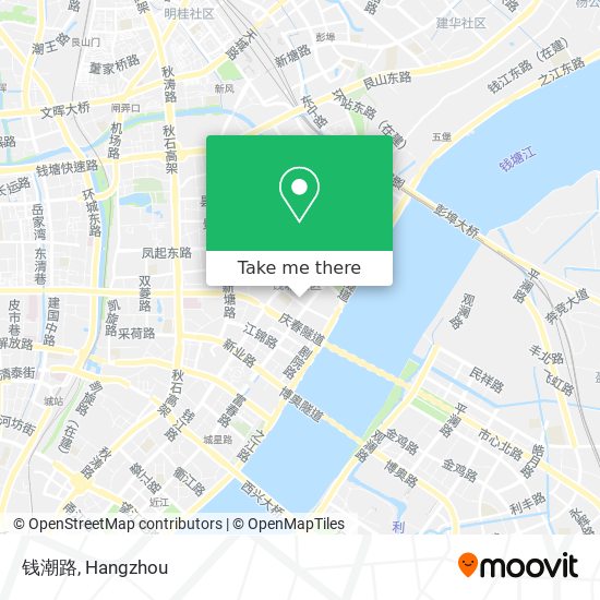 钱潮路 map
