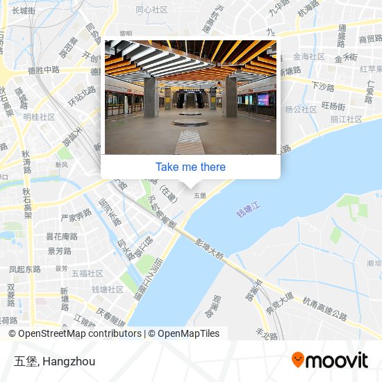 五堡 map