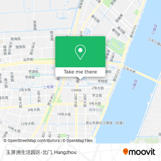 玉屏洲生活园区-北门 map
