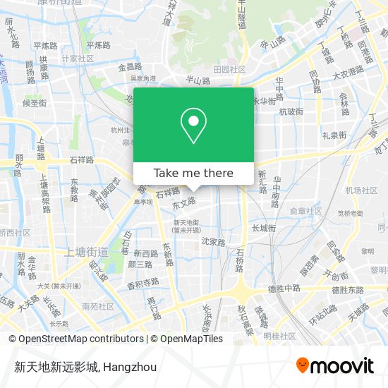 新天地新远影城 map