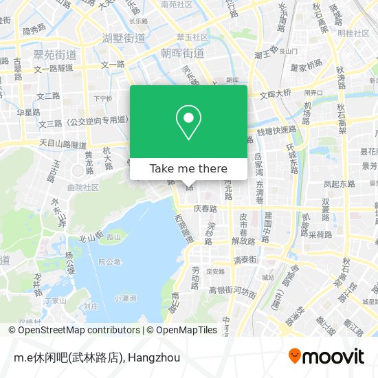 m.e休闲吧(武林路店) map