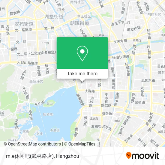 m.e休闲吧(武林路店) map