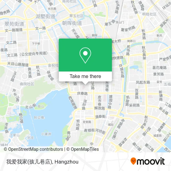 我爱我家(孩儿巷店) map