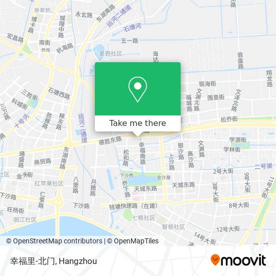 幸福里-北门 map