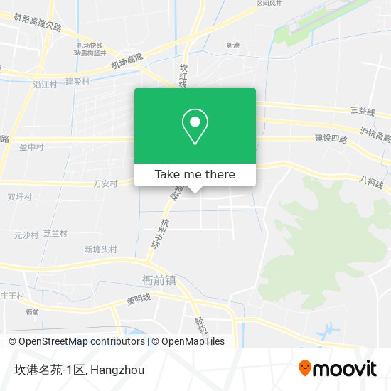 坎港名苑-1区 map