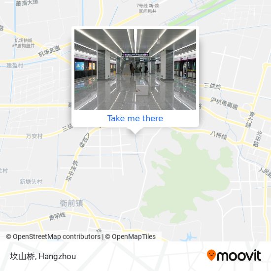 坎山桥 map