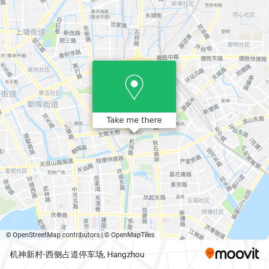 机神新村-西侧占道停车场 map