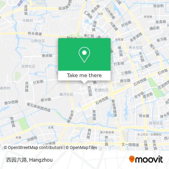 西园六路 map