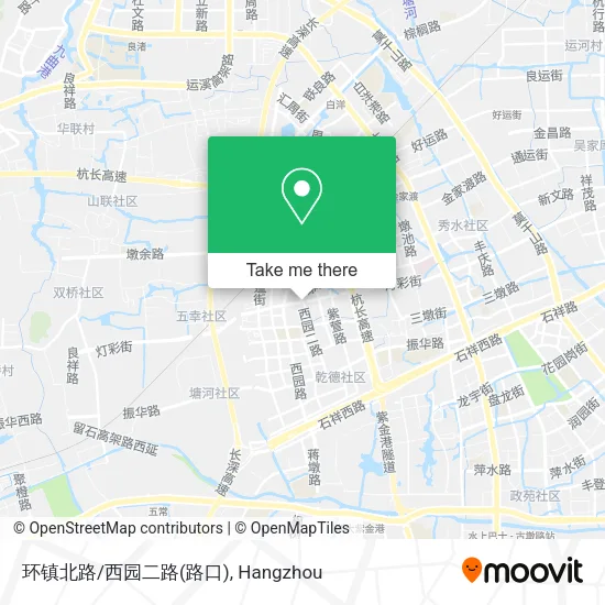 环镇北路/西园二路(路口) map