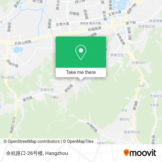 余杭路口-26号楼 map