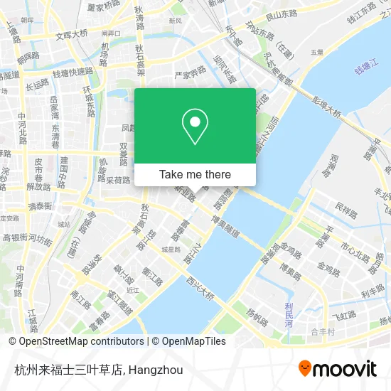 杭州来福士三叶草店 map