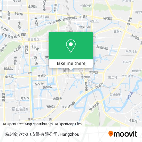 杭州剑达水电安装有限公司 map