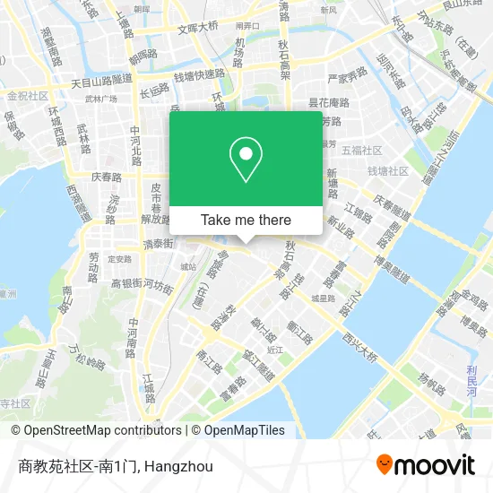 商教苑社区-南1门 map