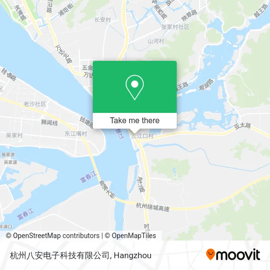 杭州八安电子科技有限公司 map