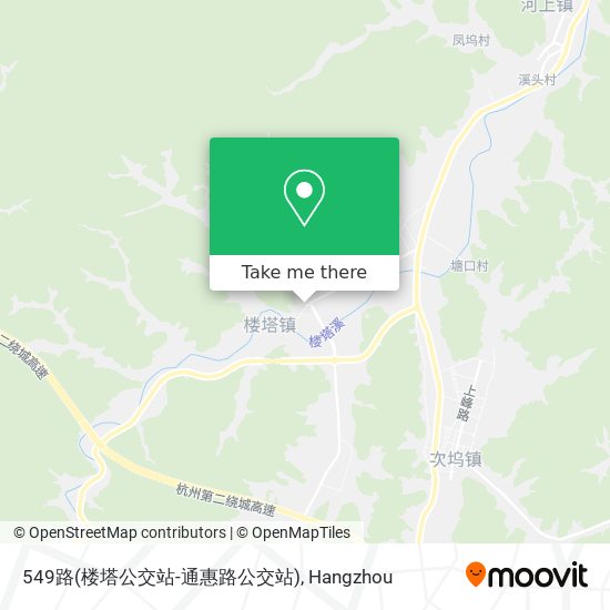 549路(楼塔公交站-通惠路公交站) map