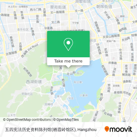 五四宪法历史资料陈列馆(栖霞岭馆区) map