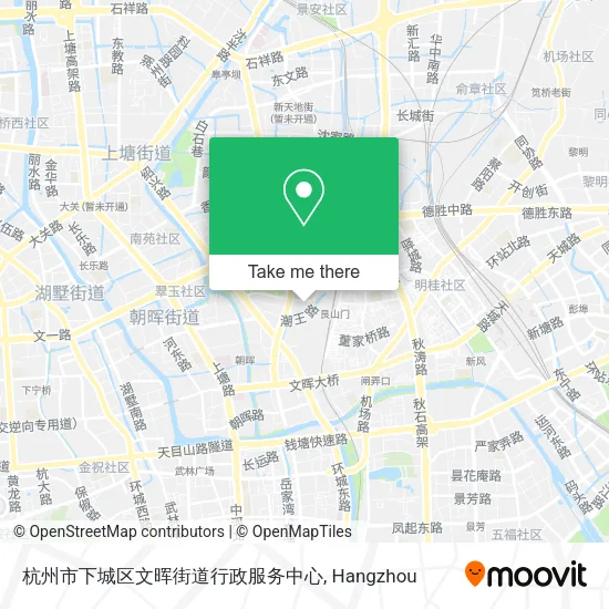 杭州市下城区文晖街道行政服务中心 map