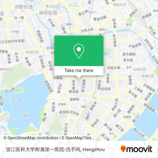 浙江医科大学附属第一医院-洗手间 map