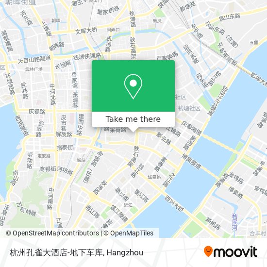 杭州孔雀大酒店-地下车库 map