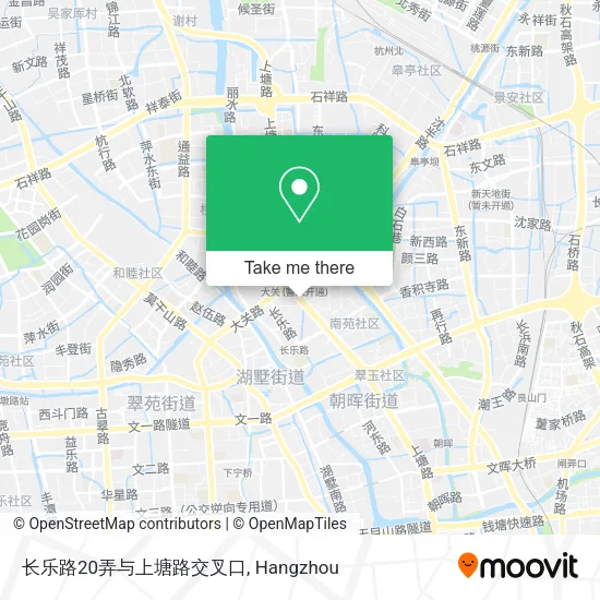 长乐路20弄与上塘路交叉口 map