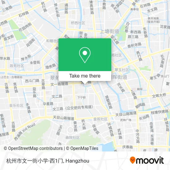 杭州市文一街小学-西1门 map