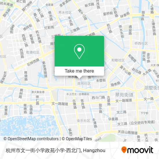 杭州市文一街小学政苑小学-西北门 map