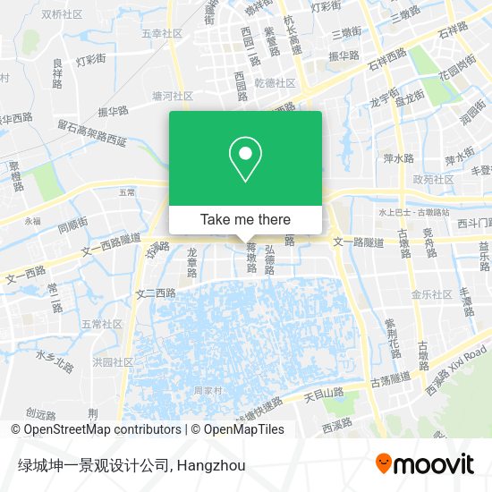 绿城坤一景观设计公司 map