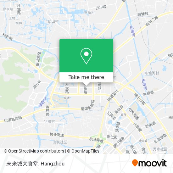未来城大食堂 map