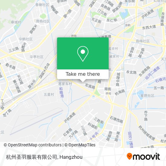 杭州圣羽服装有限公司 map
