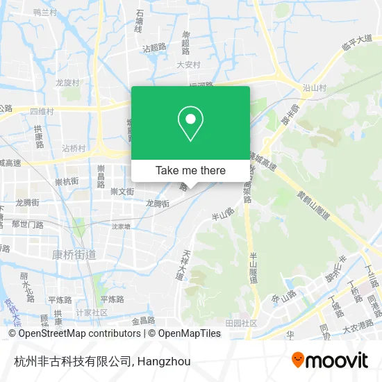 杭州非古科技有限公司 map