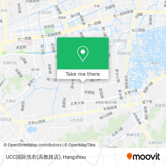 UCC国际洗衣(高教路店) map