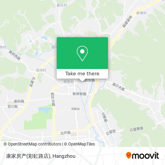 康家房产(彩虹路店) map