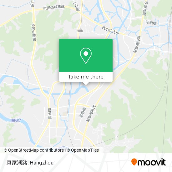 康家湖路 map